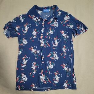 Tokyo Disney Resort Minnie Mouse Aloha Shirt